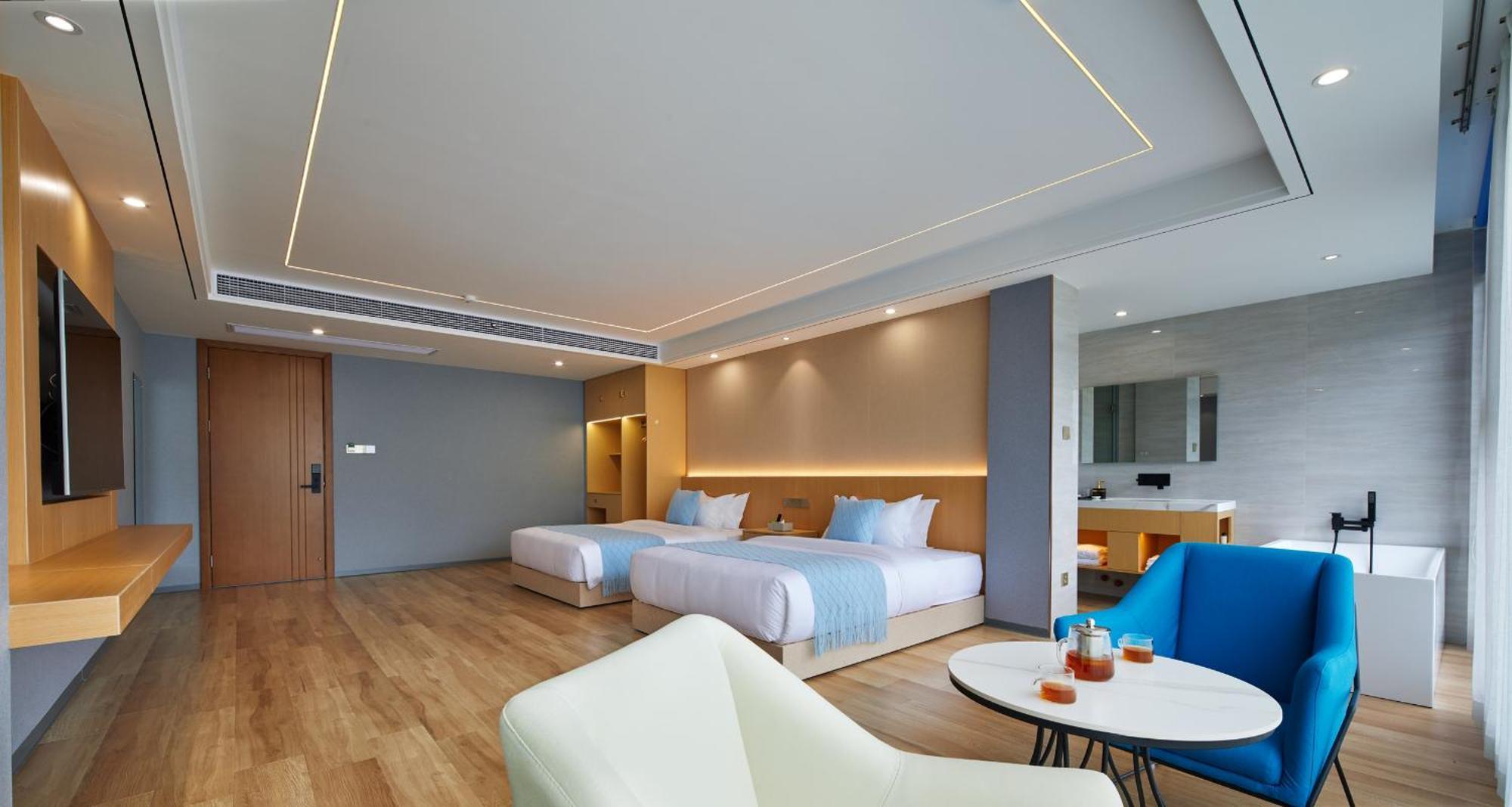 Yangshuo Fortune Lake Inn- One Way Free Pick Up From Airport Or Ts Over 3 Nights エクステリア 写真
